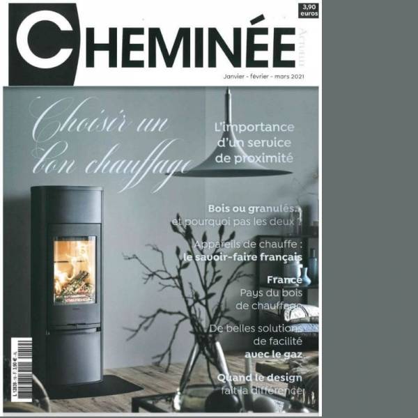 Page de couverture du magazine Cheminée Actuelle de Janvier 2021