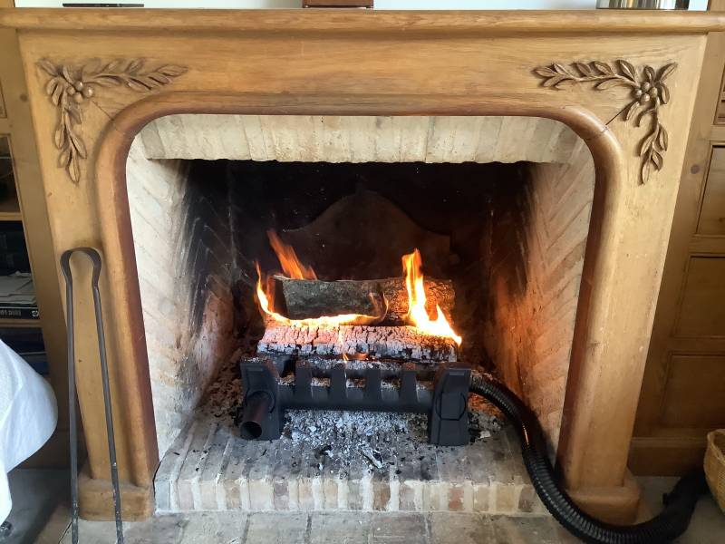 Flambée en Région Parisienne avec le récupérateur de chaleur EQUATAIR Turbo (95)