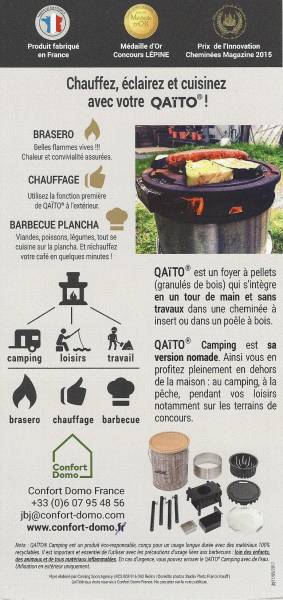 Simple et ingénieux, le QAÏTO Camping est plus qu'un barbecue