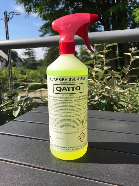 DECAP’GRAISSE de QAÏTO, produit naturel pour  nettoyer et dégraisser ma plaque de cuisson
