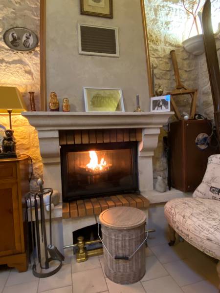 Seau ''près du feu'' type OSIER Vieilli en situation- 21 litres