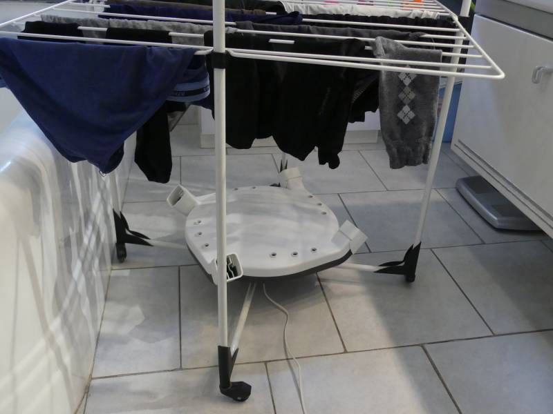 ECOSEC, le ventilateur sèche-linge à placer sous votre séchoir à linge