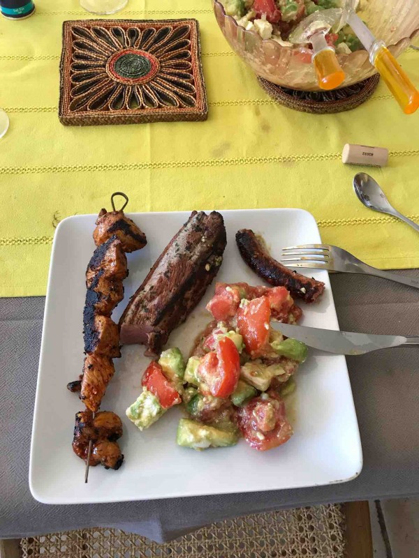 Les brochettes sont délicieuses